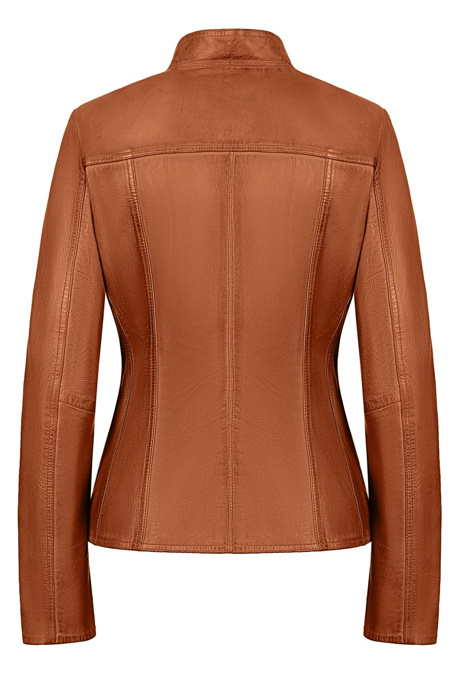 Leren dames jas 315 cognac Versano - Imagen 4