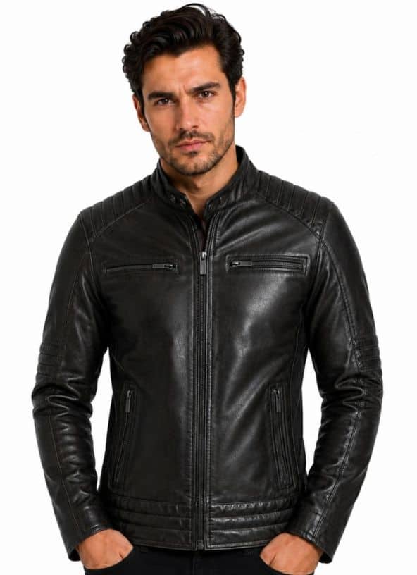 leren jas heren zwart tr46-versano