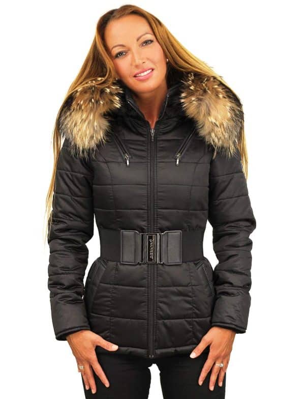 dames-winterjas-met-riem-zwart-bontkraag-versano-karishma-voorkant