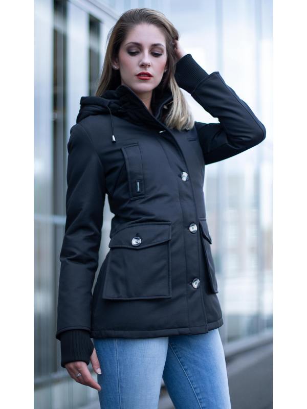 winter jacket ladies Marry 4pocket blue Versano