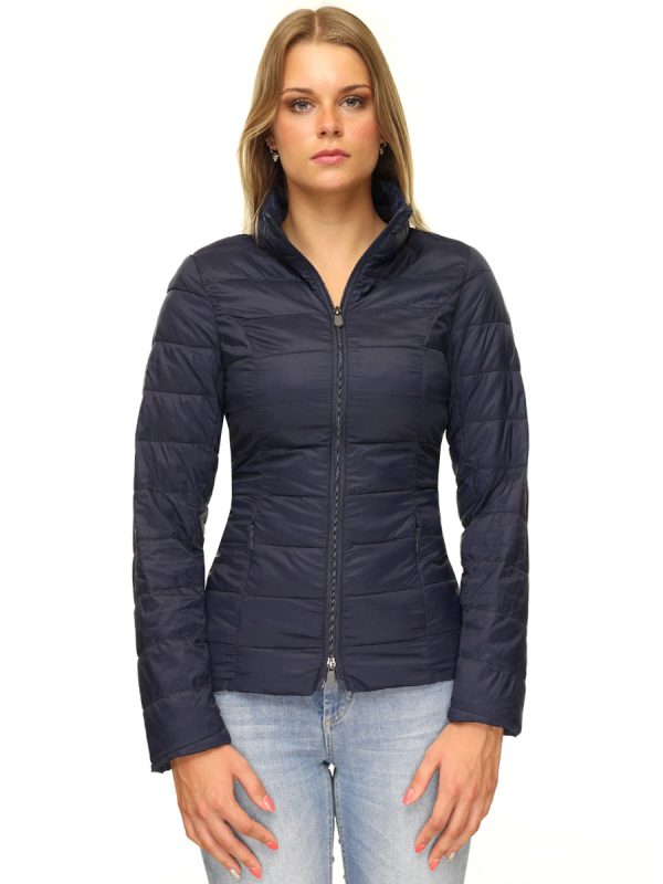 Wattierte Jacke Damen blau Simi Versano