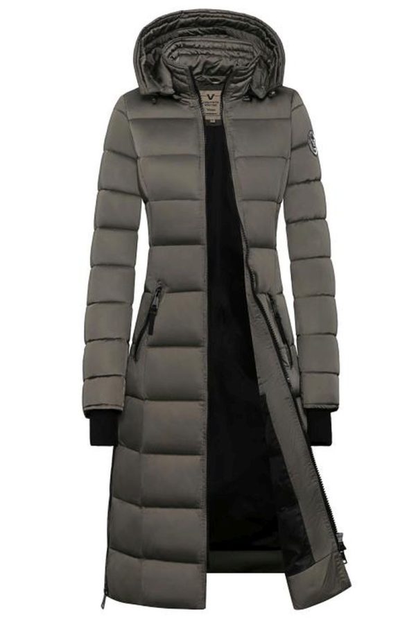 Abrigo de invierno largo para mujer Alexa Versano verde