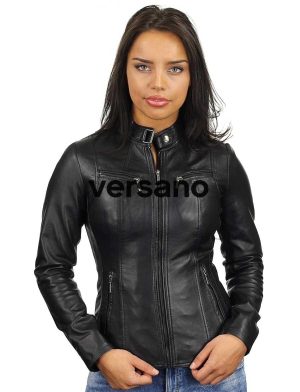 leren-dames-jassen-zwart-ronde-kraag-315-model3