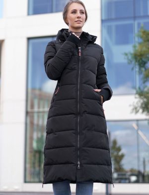 oversized-ladies-winter jacket-versano-black-Chloe