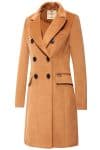 Valentina NG manteljas in camel
