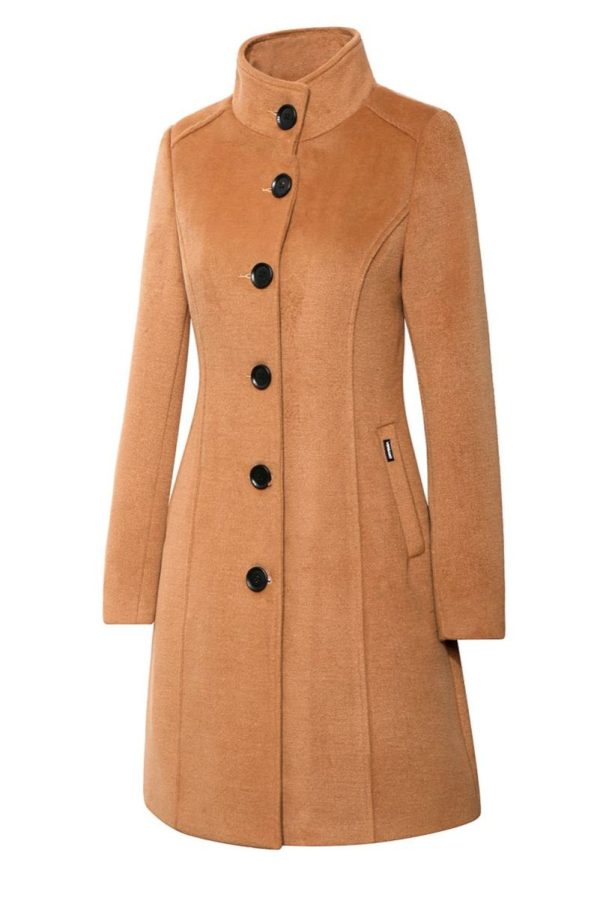Dames mantel jas camel Violet NG Versano
