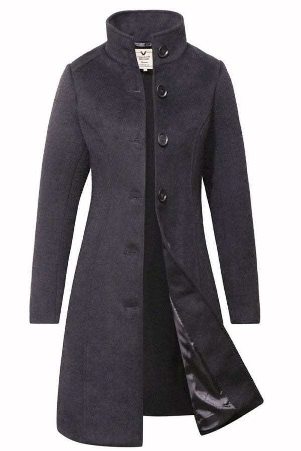 Dames mantel jas zwart Violet NG Versano
