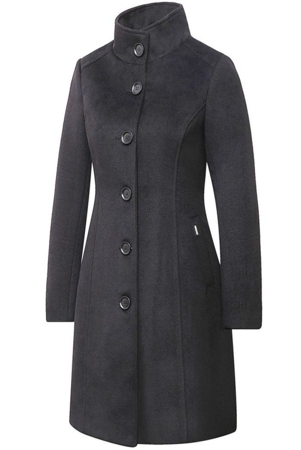 Dames mantel jas zwart Violet NG Versano