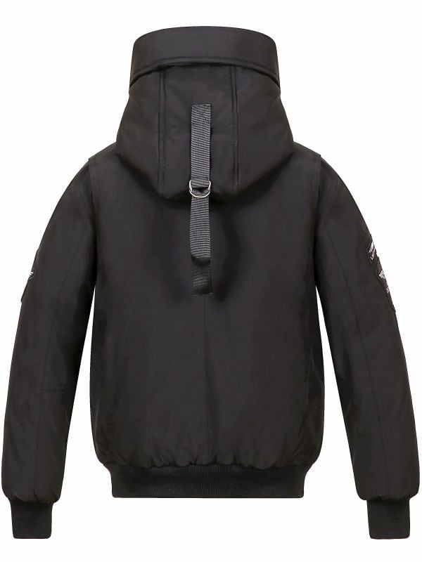 Winterjas pilot jongens Levi zwart Versano