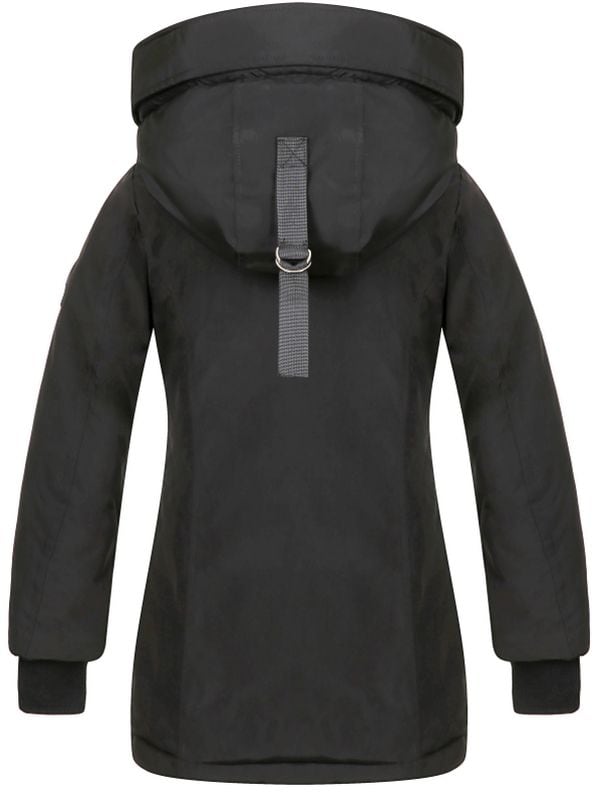 Meisjes parka winterjas Harper zwart Versano