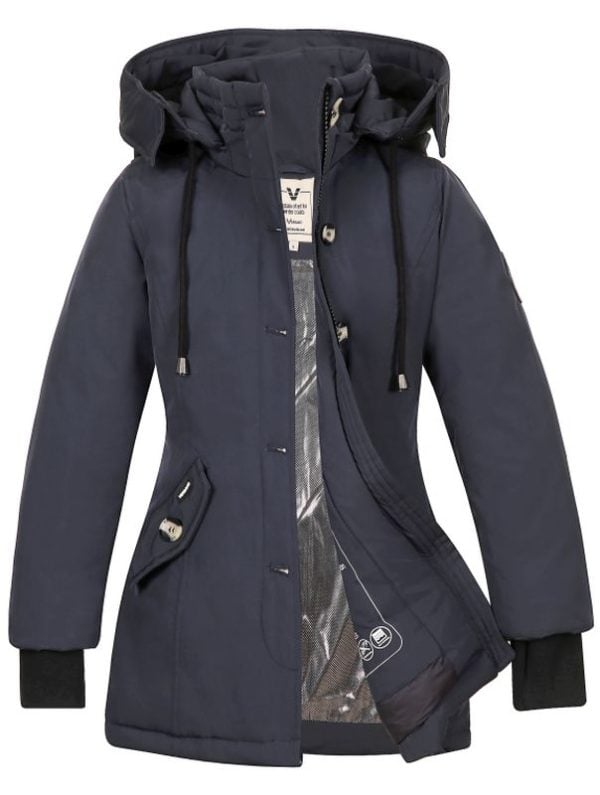 Parka meisjes winterjas Harper blauw Versano