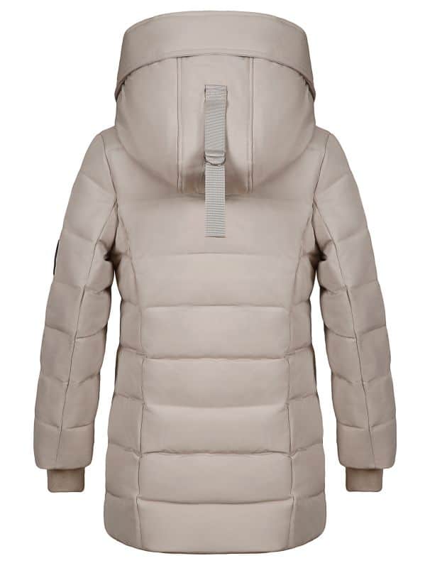 Meisjes halflange winterjas Sky kids beige Versano