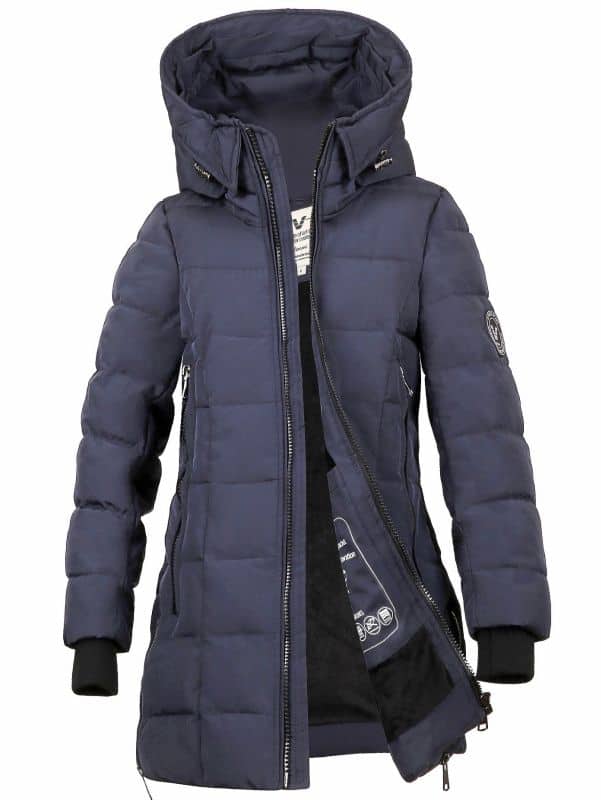 Halflange winterjas meisjes Sky kids blauw Versano