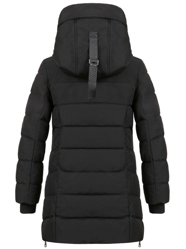 Winterjas meisjes halflang Sky kids zwart Versano