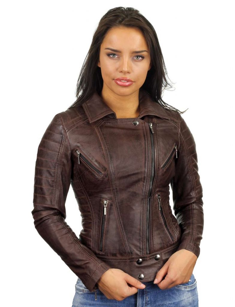 Dames Leren Biker Jas 336 Bruin Versano Leren Dames Biker Jas dames-leren-biker-jas-336-bruin-versano-leren-dames-biker-jas