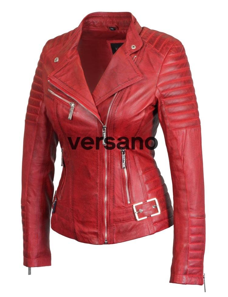 rood leren jack rood leren jack