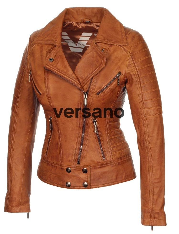 winterjas dames cognac