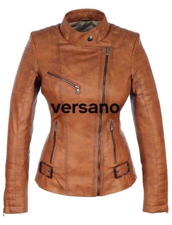 Dames leren jas Versano 311 Zwart Dames leren jas Versano 311 Zwart