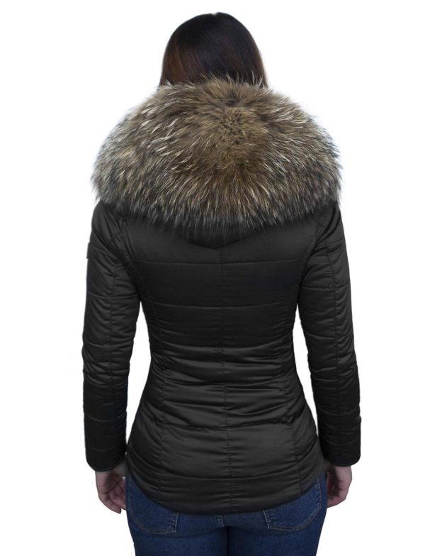 Winterjas dames kort model zwart Saira Versano Versano Korte dames winterjas zwart Saira Versano My Versano