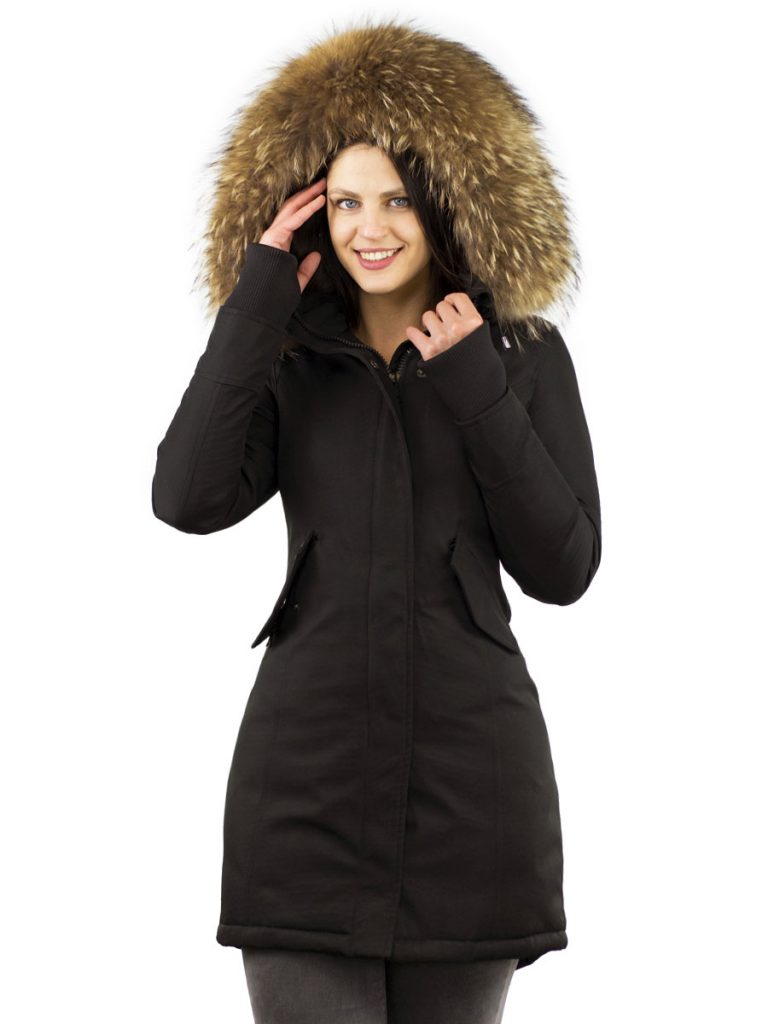 Winter jacket ladies parka Angela black Versano
