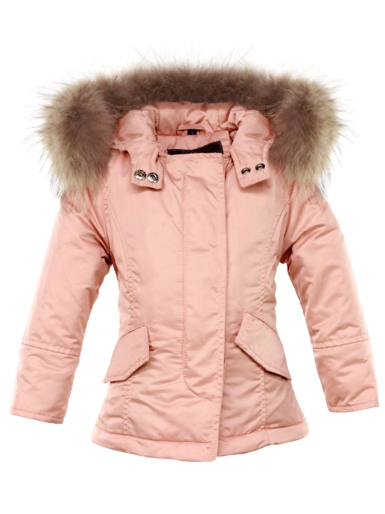 Girls parka winter jacket pink Rani Versano