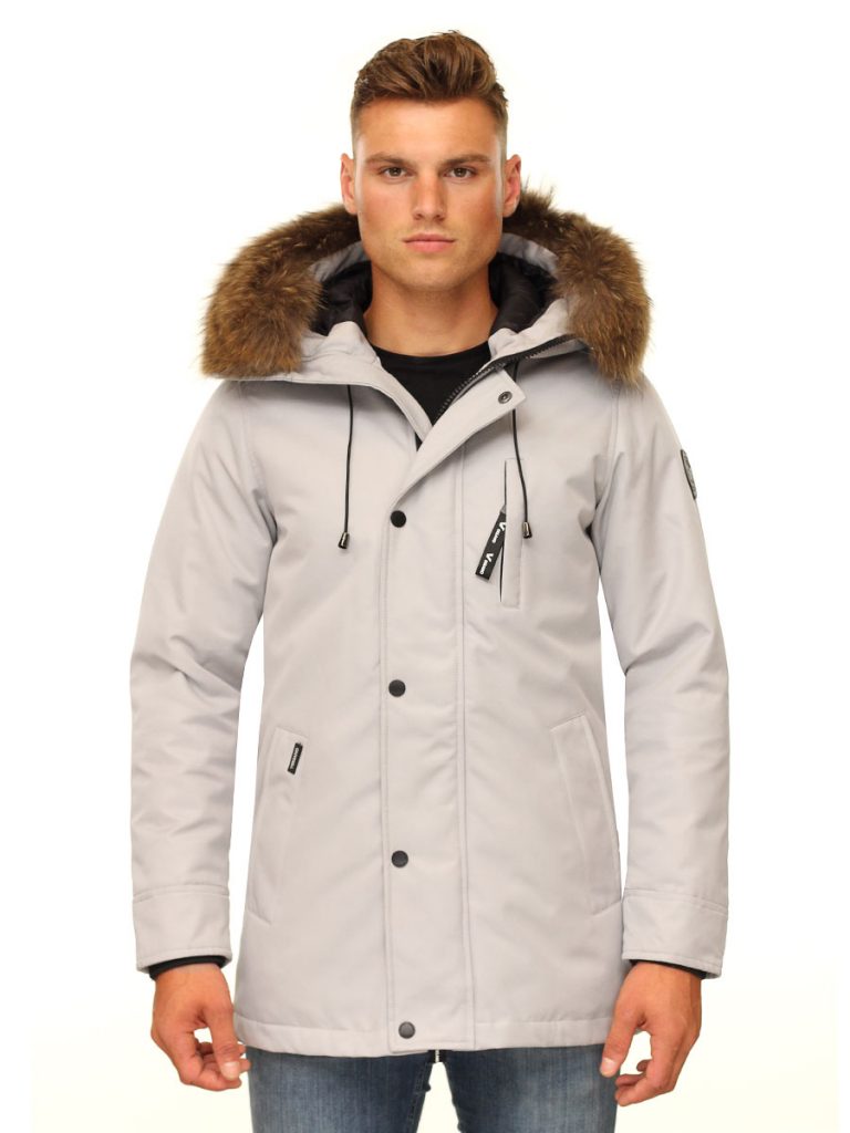 men's-winter-jacket-medium-length-gray-with-hood-fur-collar-versano-thomas-front.jpg