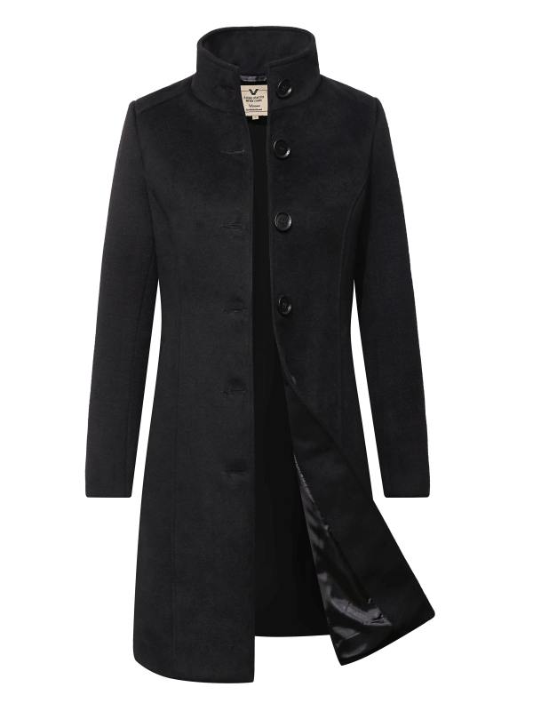 Dames mantel jas zwart Violet NG Versano